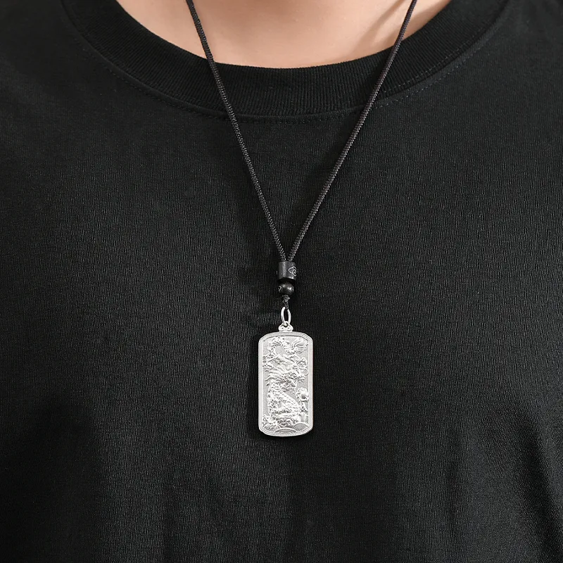 AFN 999 Fine Silver Necklaces Men's-4