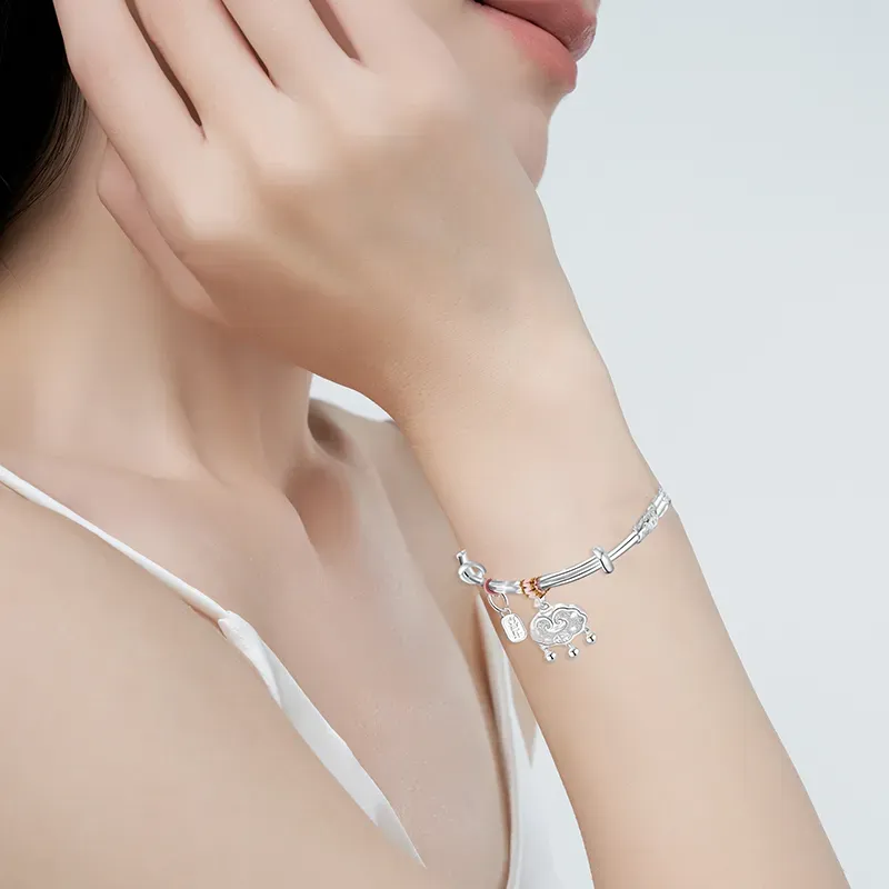 AFN 999 Fine Silver Bangles Women's-4