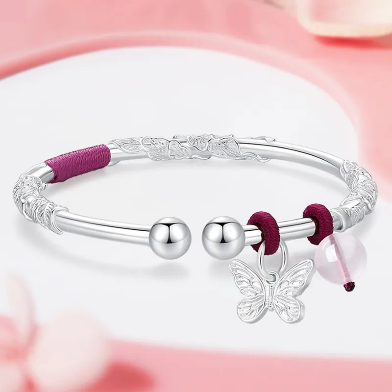 AFN 999 Fine Silver Bangles Women's-3