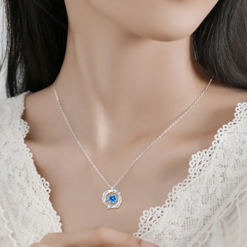 AFN 925 Sterling Silver Necklaces Women's-15