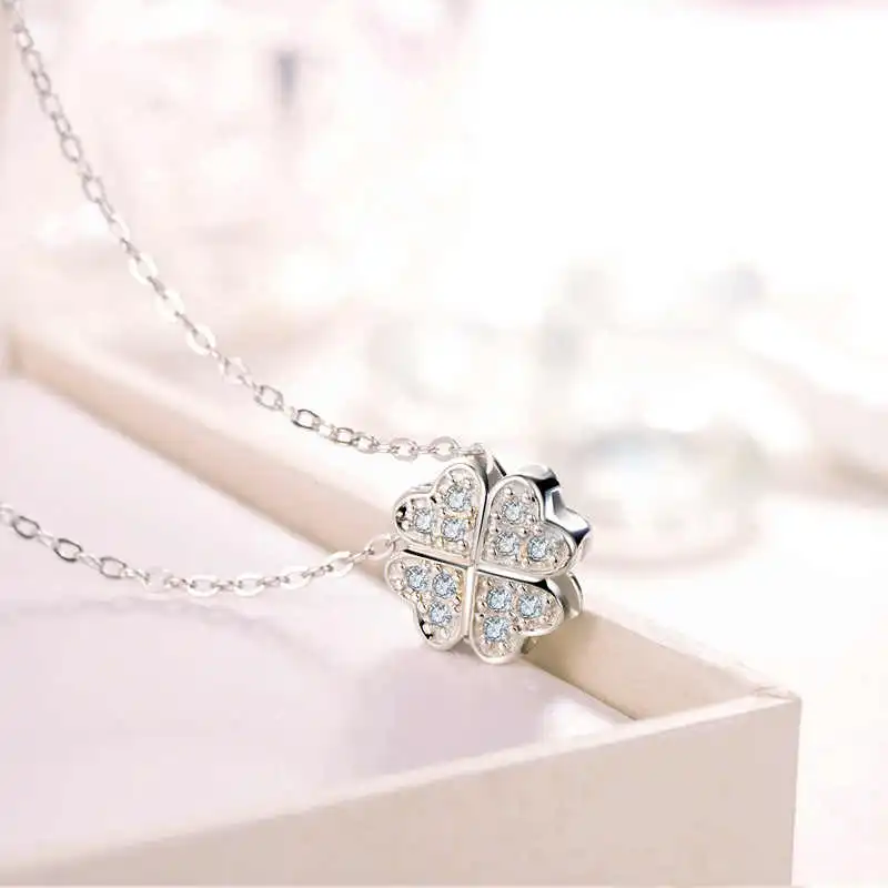 AFN 925 Sterling Silver Necklaces Women's-2