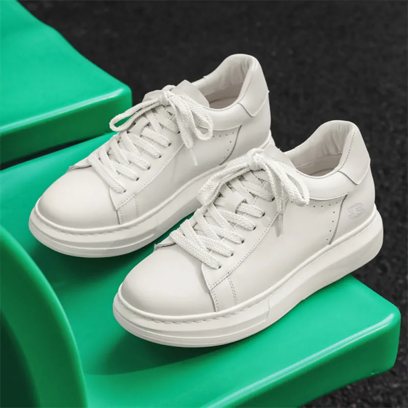 BEN SHERMAN Low Top Skateboard Shoes Men's White-3