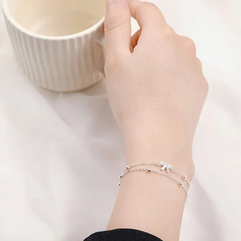 KING OF BLING 925 Sterling Silver With Zircon Bracelets Women's Year Of The Snake Good Luck-4