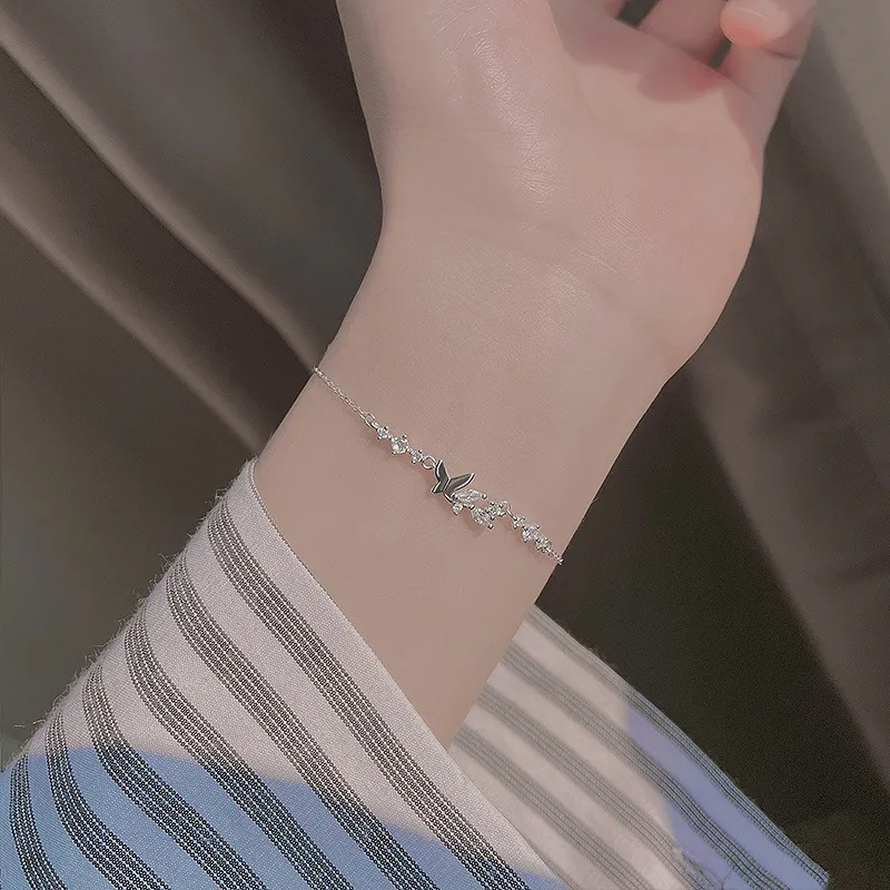 KING OF BLING 925 Sterling Silver With Zircon Bracelets Women's Year Of The Snake Good Luck-6