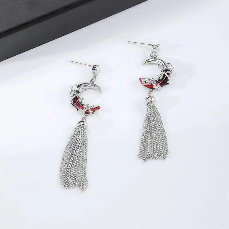 KING OF BLING Alloy, Zircon, Resin Earrings Women's-1