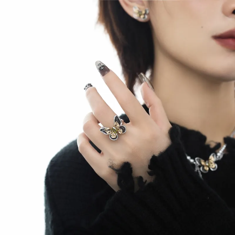 KING OF BLING Alloy With Zircon Rings Unisex-5
