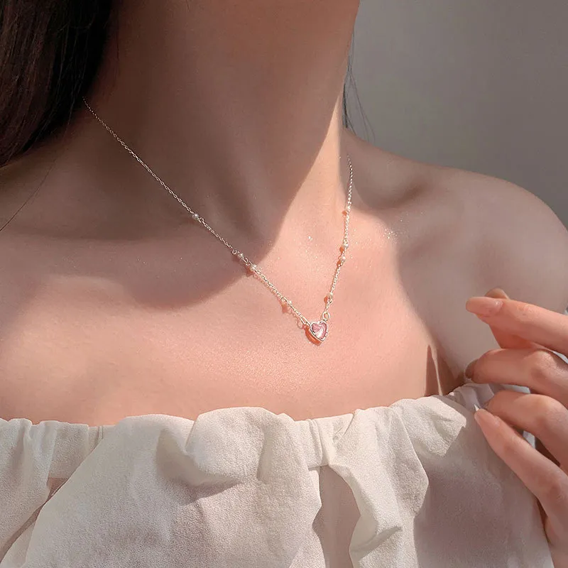 KING OF BLING 925 Sterling Silver, Glass Cat Eye, Pearl Necklaces Unisex Good Luck-2