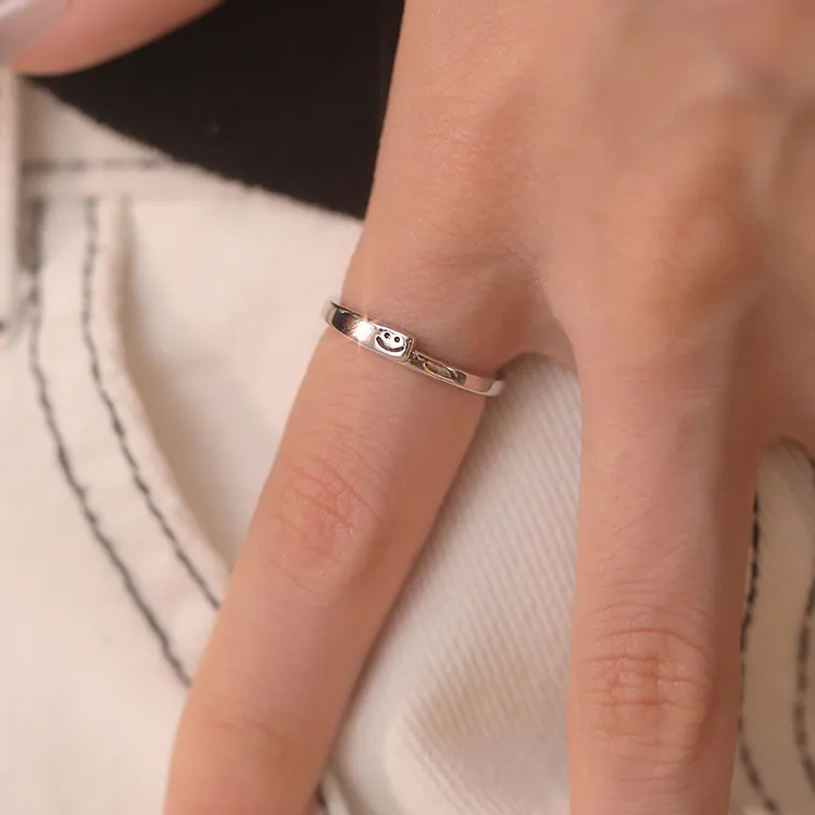 KING OF BLING 925 Sterling Silver Rings Women's Year Of The Snake Good Luck-5