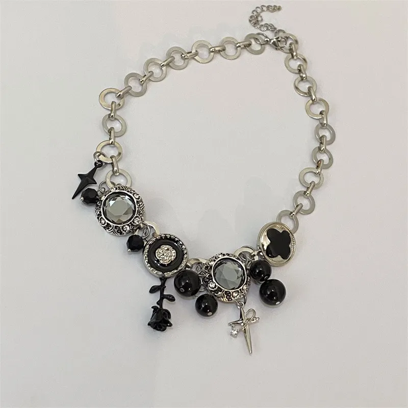 KING OF BLING Titanium Steel, Synthetic Gemstone Necklaces Unisex Year Of The Snake Good Luck-1
