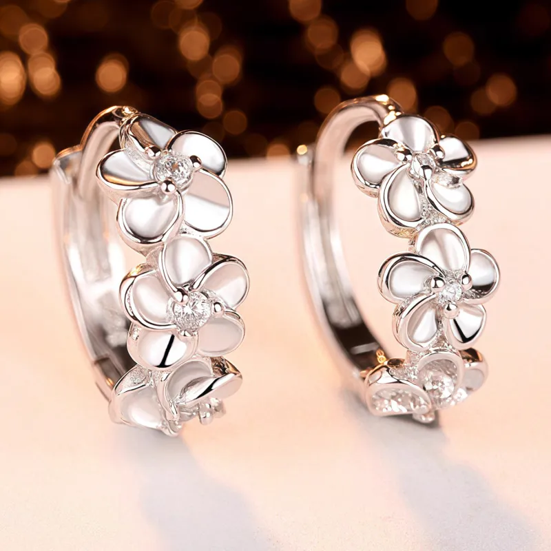 KING OF BLING 925 Sterling Silver Earrings Unisex-2