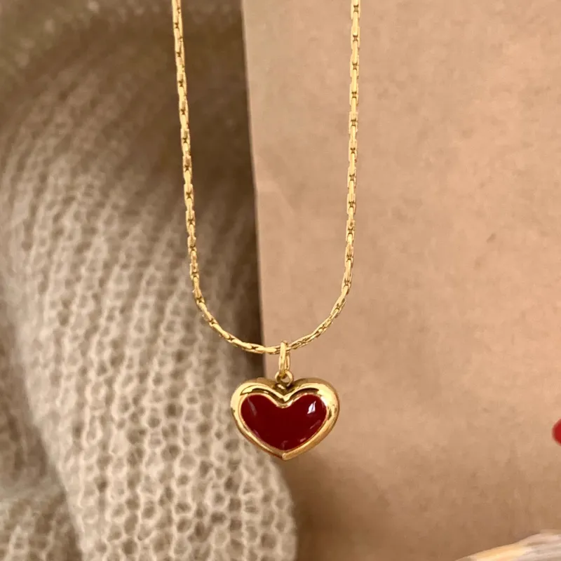 KING OF BLING Titanium Steel Necklaces Women's-3