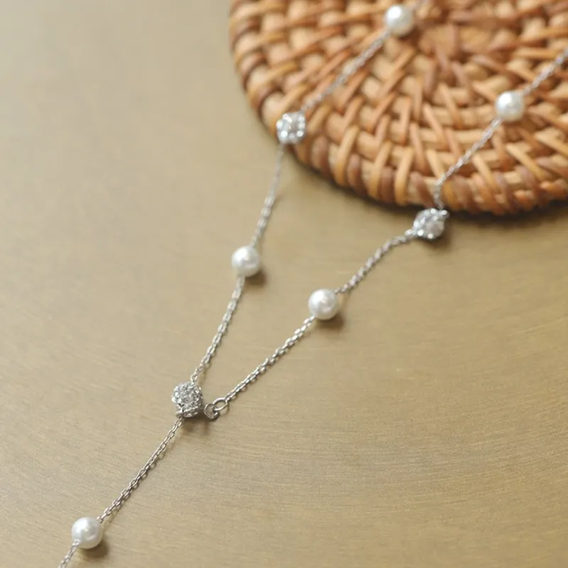 KING OF BLING 925 Sterling Silver, Freshwater Pearl Necklaces Women's-1