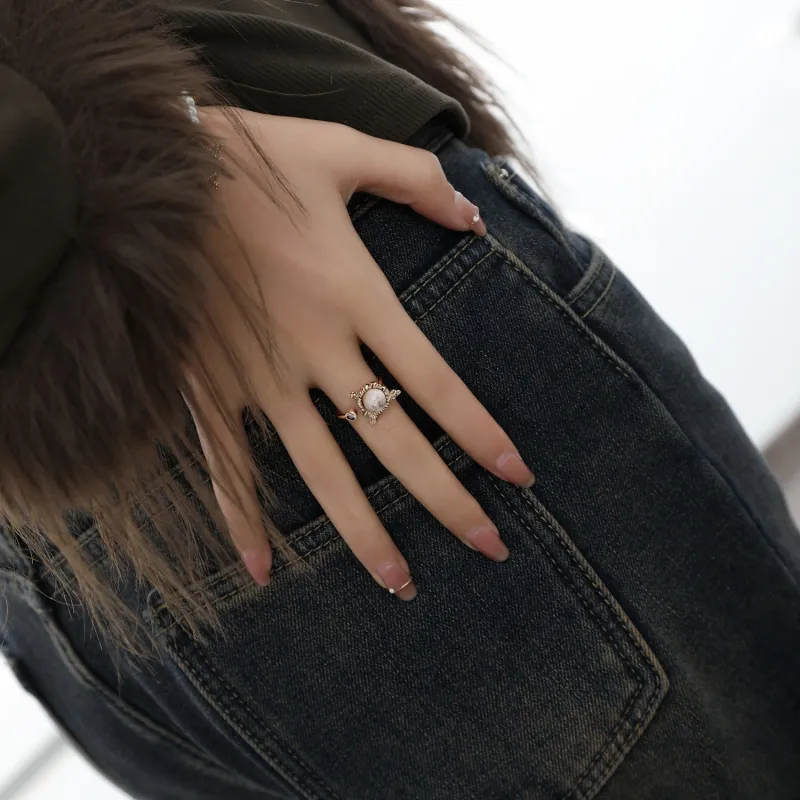 KING OF BLING Alloy With Zircon Rings Women's-5