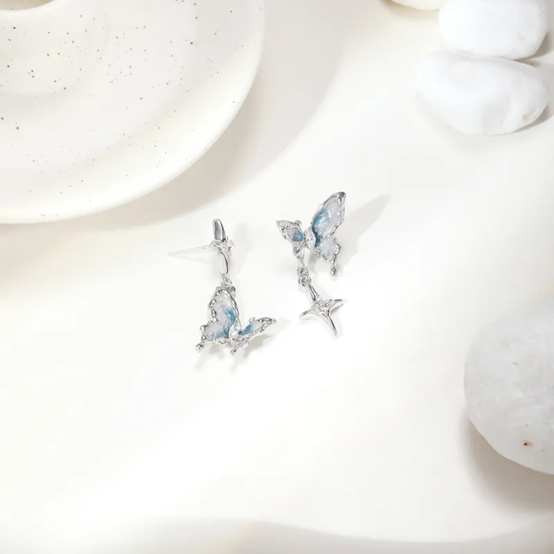 KING OF BLING Alloy, Zircon, Oil Drip Earrings Women's-2