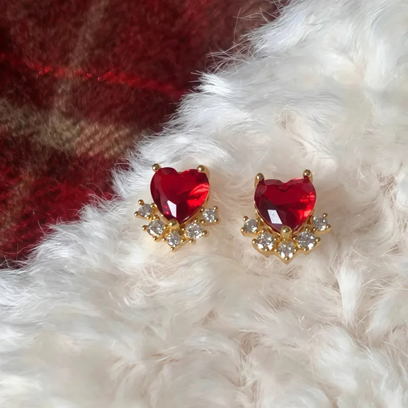 KING OF BLING 925 Sterling Silver Pin, Alloy, Zircon Stud Earrings Unisex-2