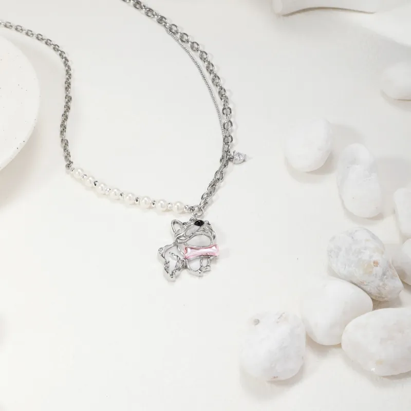 KING OF BLING Alloy, Oil Drip Necklaces Women's-1