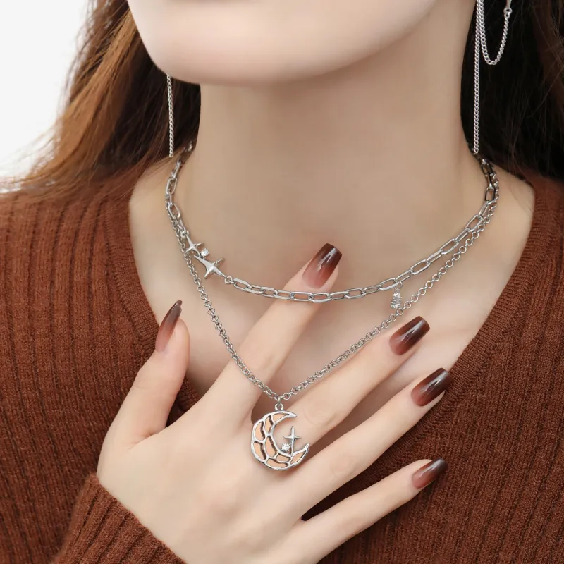 KING OF BLING Alloy Necklaces Women's-5