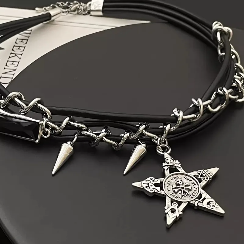 KING OF BLING Titanium Leather Necklaces Unisex Year Of The Snake Good Luck-1