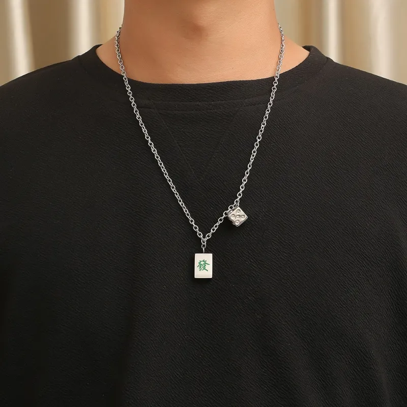 KING OF BLING Titanium Steel Necklaces Unisex-5