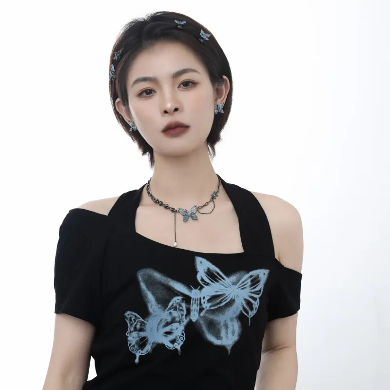 KING OF BLING Alloy, Zircon, Resin Necklaces Women's-5