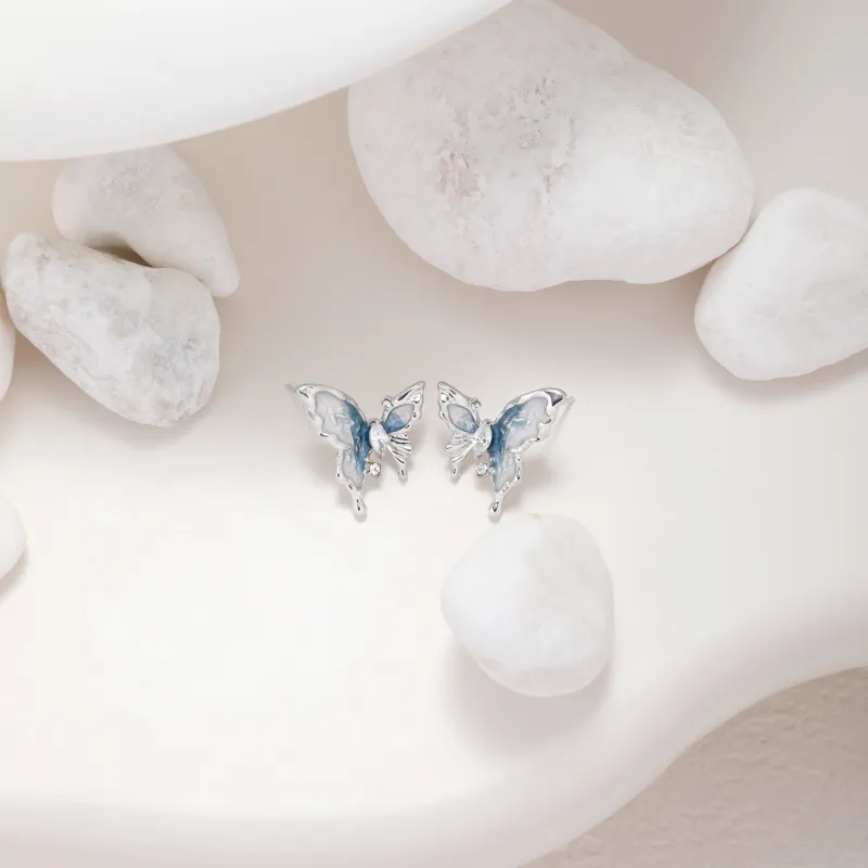 KING OF BLING Alloy, Zircon, Oil Drip Earrings Women's-2
