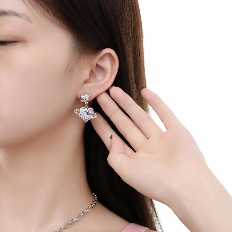 KING OF BLING Alloy Earrings Women's-5