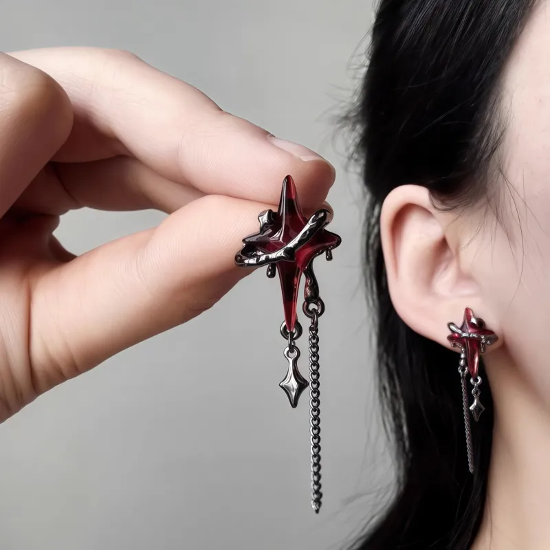 KING OF BLING 925 Sterling Silver Needle Earrings Unisex-4