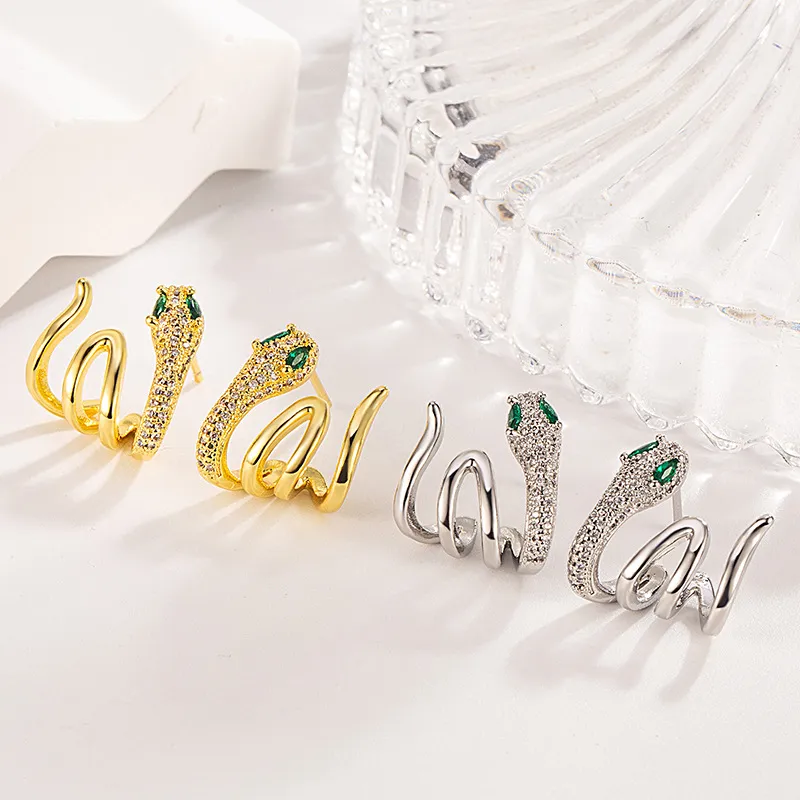 KING OF BLING 925 Sterling Silver Pin, Alloy, Zircon Stud Earrings Unisex-5