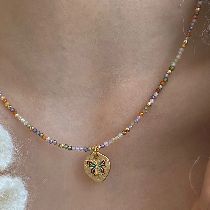 KING OF BLING Alloy With Semi Precious Stones Necklaces Women's Year Of The Snake Good Luck-7