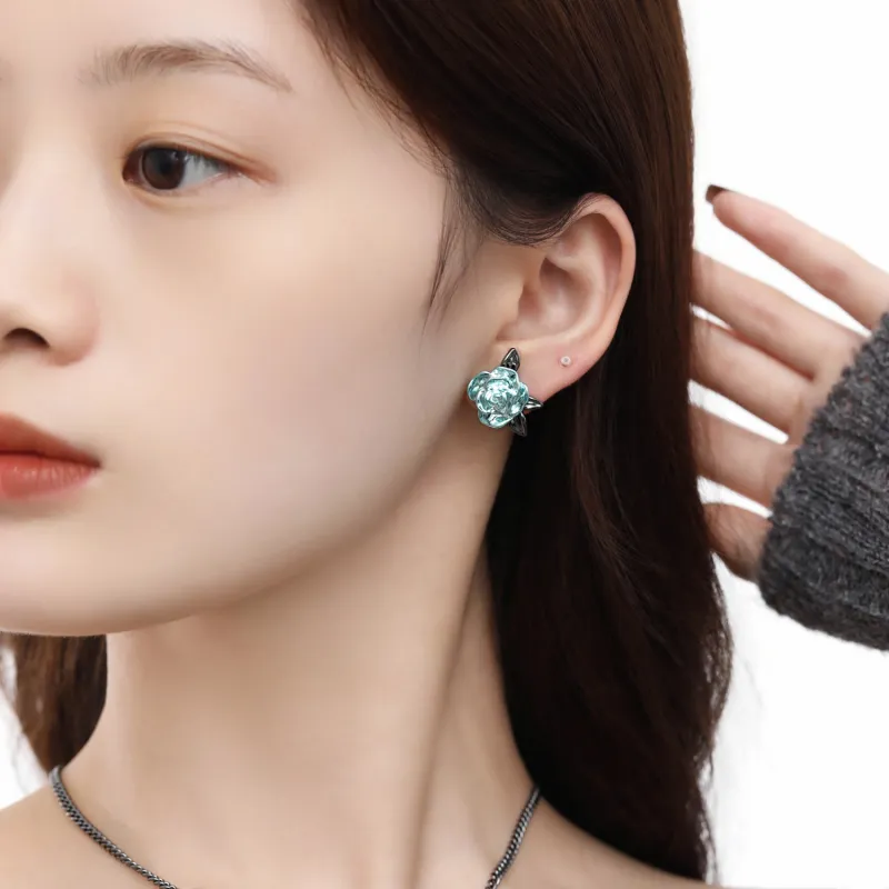 KING OF BLING Alloy Earrings Women's-3
