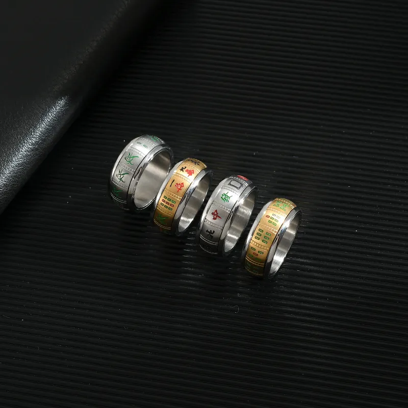 KING OF BLING Titanium Steel Rings Unisex-3