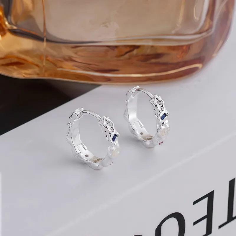 KING OF BLING Alloy Earrings Unisex-2