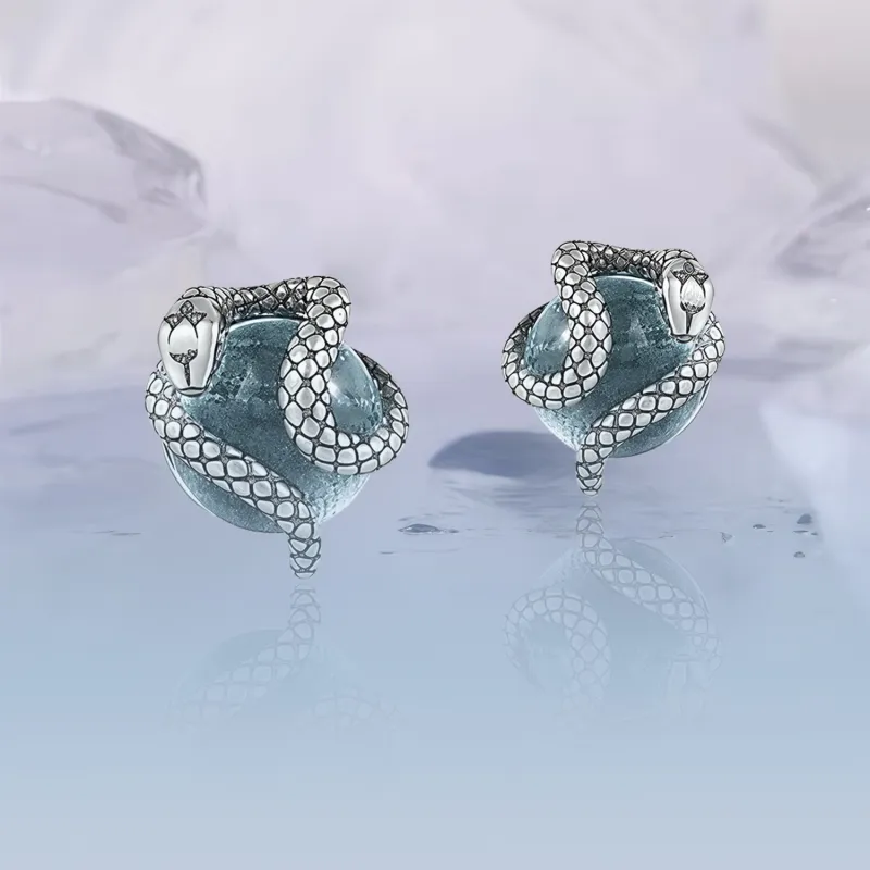 KING OF BLING 925 Sterling Silver Stud Earrings Unisex-8