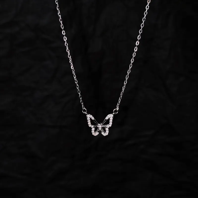 KING OF BLING 925 Sterling Silver With Zircon Necklaces Women's Year Of The Snake Good Luck-3