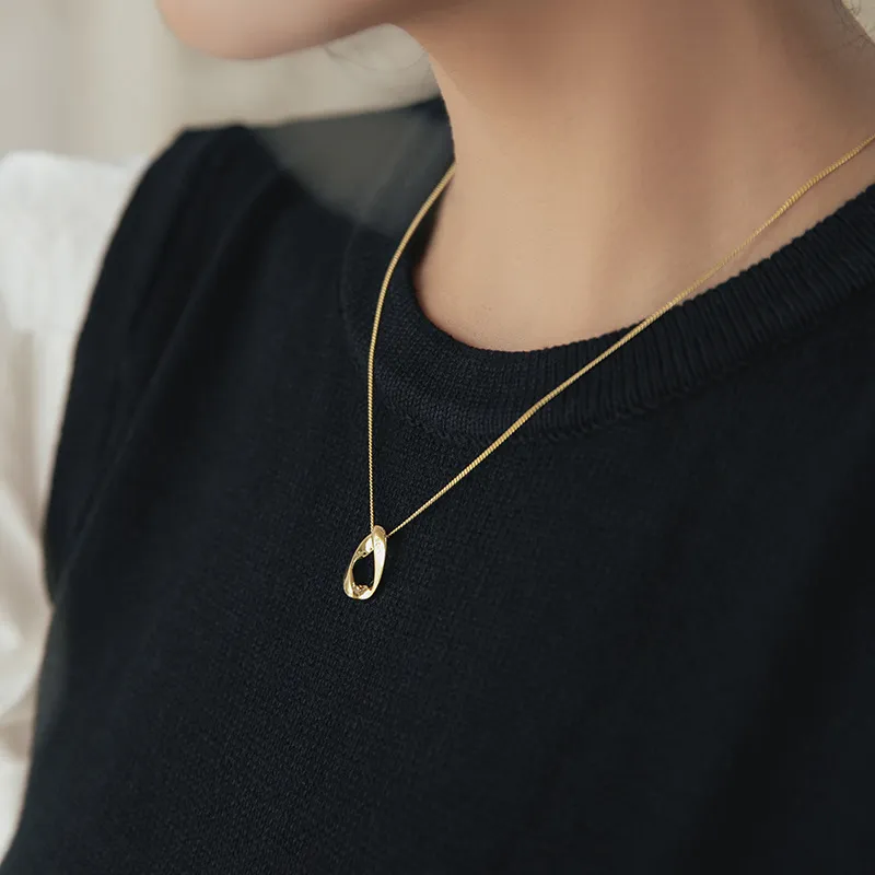 KING OF BLING Titanium Steel Necklaces Unisex Good Luck-4