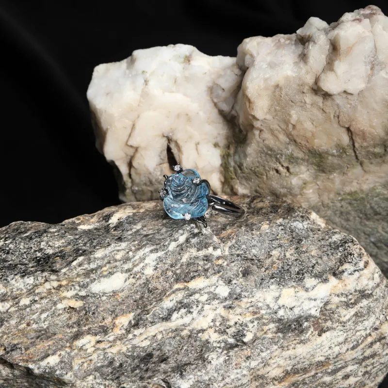 KING OF BLING Alloy, Zircon, Resin Rings Women's-3