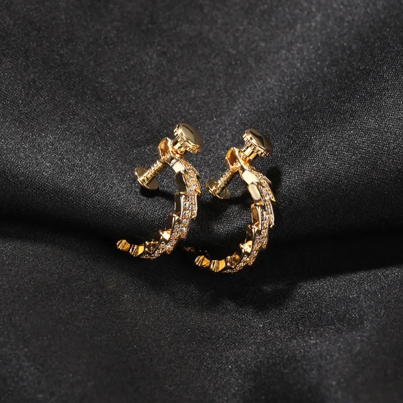 KING OF BLING Alloy Clip On Earrings Unisex-1