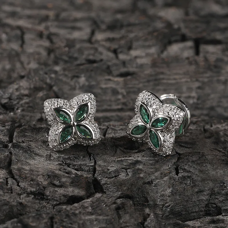 KING OF BLING Alloy With Zircon Stud Earrings Unisex-6