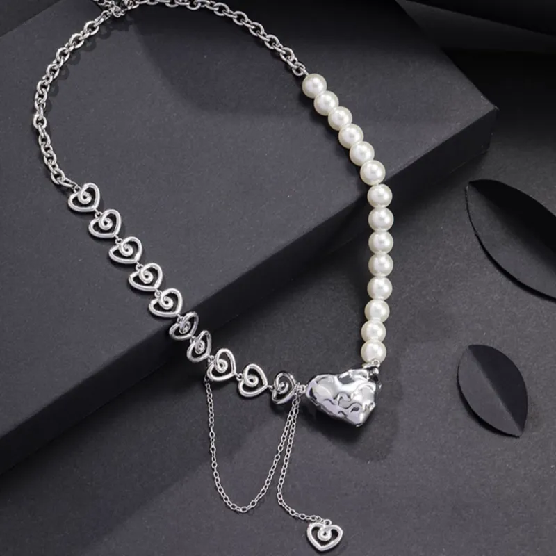 KING OF BLING Alloy, Faux Pearl Necklaces Women's Good Luck-1