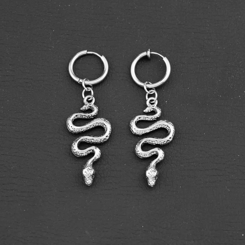 KING OF BLING Titanium Steel Earrings Women's-2