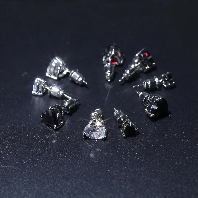 KING OF BLING Alloy Stud Earrings Unisex-8
