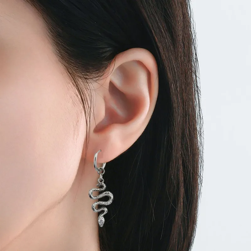 KING OF BLING Titanium Steel Earrings Women's-6
