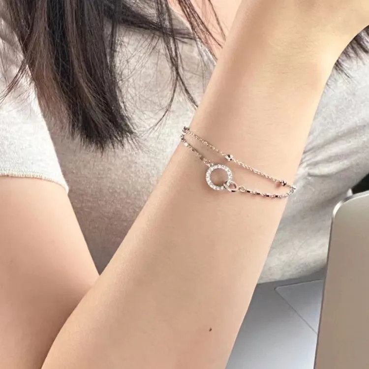 KING OF BLING 925 Sterling Silver With Zircon Bracelets Women's Year Of The Snake Good Luck-4
