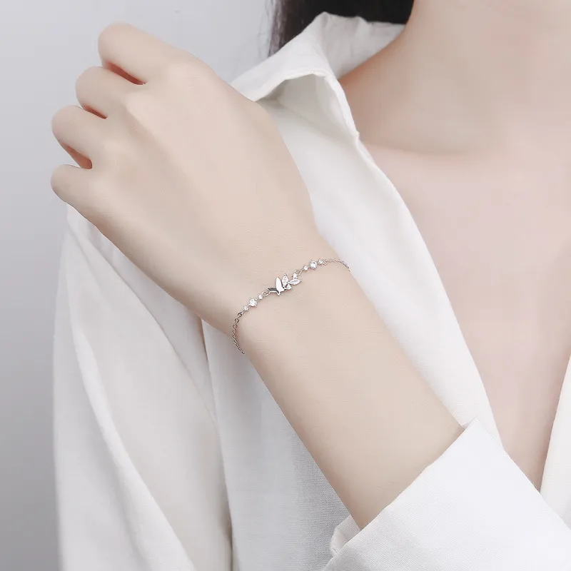KING OF BLING 925 Sterling Silver With Zircon Bracelets Women's Year Of The Snake Good Luck-3
