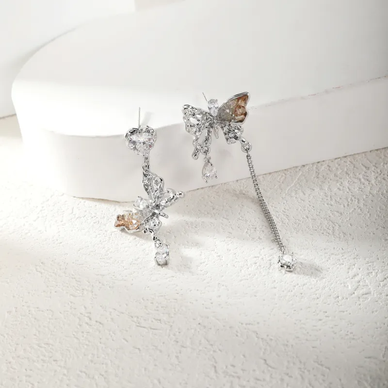KING OF BLING Alloy With Zircon Earrings Women's-1