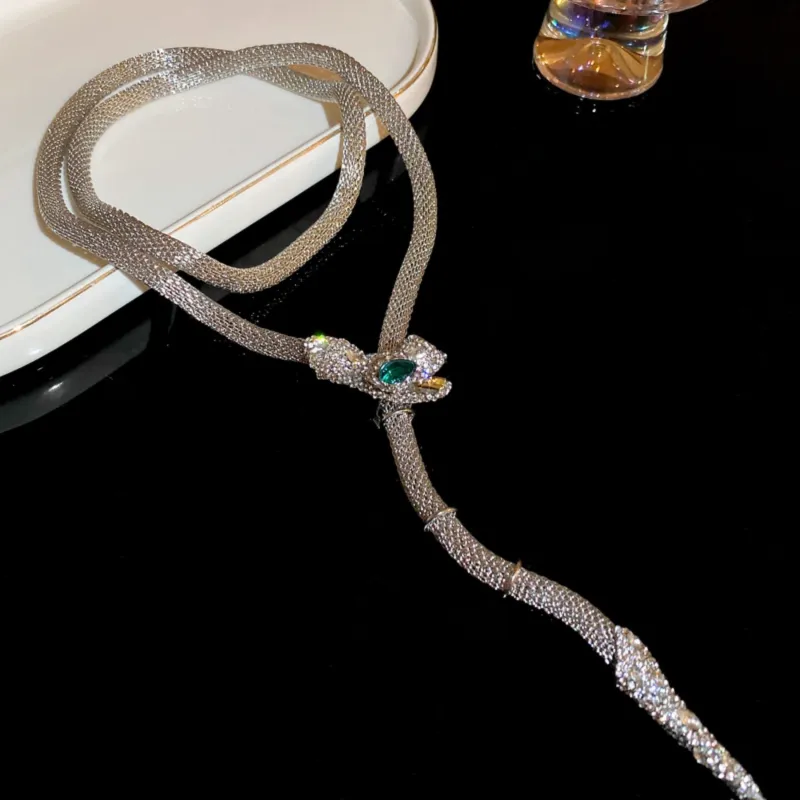 KING OF BLING Alloy With Zircon Necklaces Women's-2