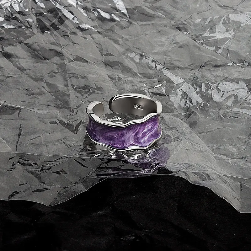 KING OF BLING Alloy, Enamel, Oil Drip Rings Unisex Year Of The Snake Good Luck-4