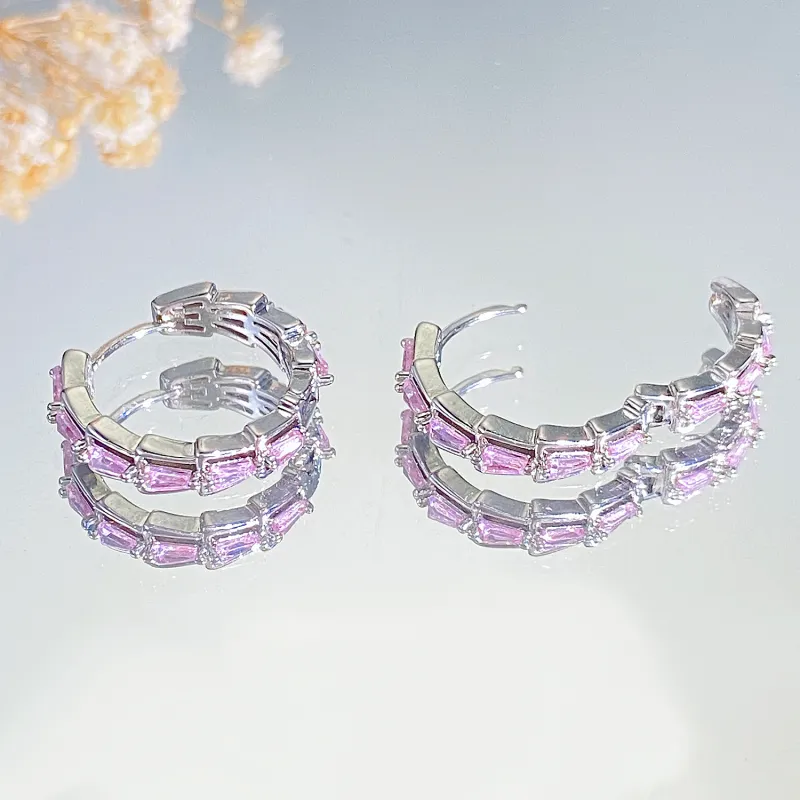 KING OF BLING Alloy With Zircon Stud Earrings Unisex Year Of The Snake Good Luck-2