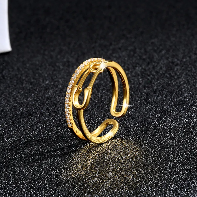 KING OF BLING 925 Sterling Silver With Zircon Rings Women's Year Of The Snake Good Luck-7