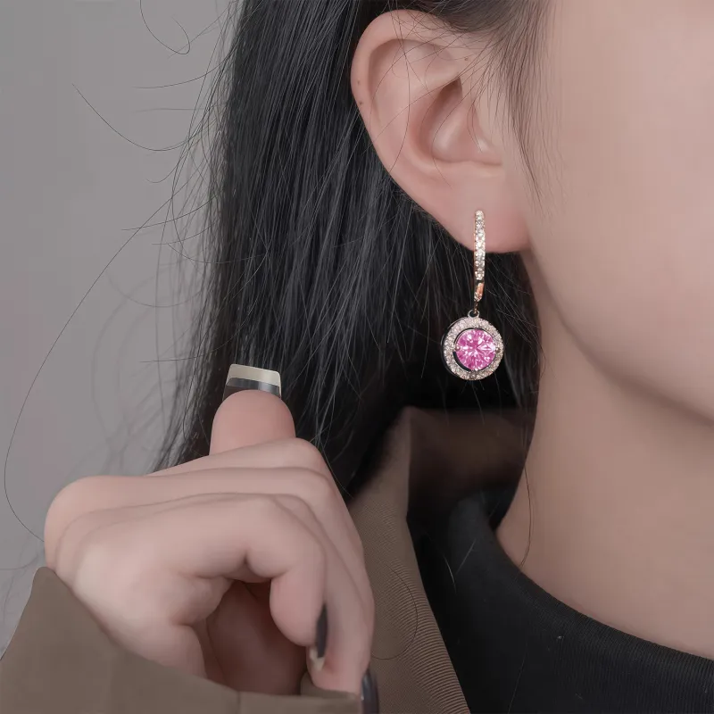 KING OF BLING Alloy With Zircon Earrings Unisex-9